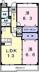 物件の間取り