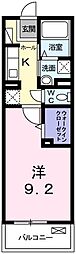 イッピータウン 1Kの間取図画像