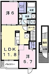 パークサイド田寺 2階/201