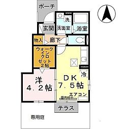 ダリア A棟 1階