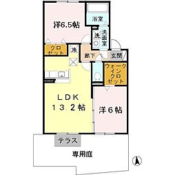 KOBE8番館 2LDKの間取図画像