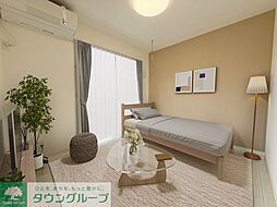 小田急小田原線 玉川学園前駅 徒歩6分の賃貸アパート 1階1Kのリビング/ダイニング