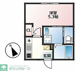 Linoa TSURUGAMINE(リノア鶴ヶ峰) 1Kの間取図画像