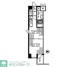 プラッツ大和 1DKの間取図画像