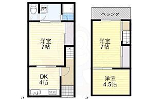 香ヶ丘連棟貸家  ｜ 大阪府堺市堺区香ヶ丘町４丁（賃貸一戸建3DK・1階・50.00㎡） その2