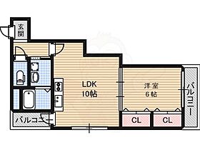 フジパレス清水丘3番館  ｜ 大阪府大阪市住吉区清水丘２丁目（賃貸アパート1LDK・3階・40.43㎡） その2