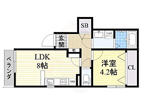 ル・デセール堺  ｜ 大阪府堺市堺区甲斐町西３丁1番13号（賃貸アパート1LDK・3階・33.93㎡） その2