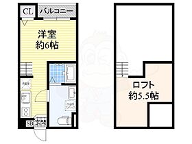 大阪府堺市堺区大仙中町14番4号（賃貸アパート1R・2階・20.12㎡） その2