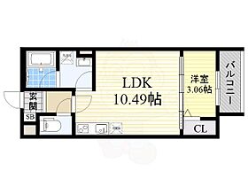 大阪府堺市西区浜寺石津町中４丁17番13号（賃貸アパート1LDK・3階・33.30㎡） その2