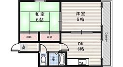 グリーンウッド 2階/-