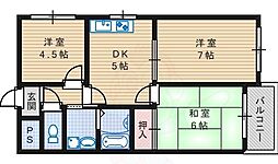 大和屋マンション 2階/-