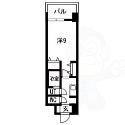 間取図画像 1K