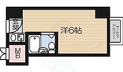 ステュディオ堺フェニックス 7階ワンルームの間取り