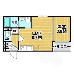 南海線 諏訪ノ森駅 徒歩4分 1階/-