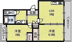 レジデンス若里 2階