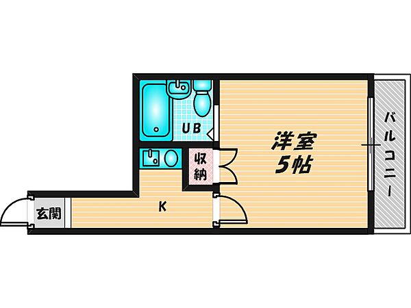 オーナーズマンション友井 2A｜大阪府東大阪市友井5丁目(賃貸マンション1K・2階・17.00㎡)の写真 その2