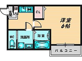 Gracias court荒本（グラシアスコート荒本）  ｜ 大阪府東大阪市荒本2丁目3-6（賃貸アパート1K・1階・20.76㎡） その2