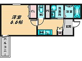 Gracias court荒本（グラシアスコート荒本）  ｜ 大阪府東大阪市荒本2丁目3-6（賃貸アパート1K・1階・21.95㎡） その2