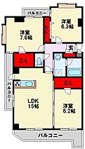 福岡県北九州市八幡東区西本町４丁目（賃貸マンション3LDK・2階・78.19㎡） その2