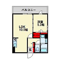 D-room浜町II　B棟 105 ｜ 福岡県北九州市若松区浜町２丁目17-8（賃貸アパート1LDK・1階・40.26㎡） その2