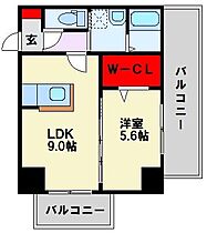 Sol dias 203 ｜ 福岡県北九州市八幡東区枝光２丁目5-14（賃貸マンション1LDK・2階・36.35㎡） その2