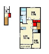 （仮）西鞘ヶ谷町新築アパート  ｜ 福岡県北九州市戸畑区西鞘ケ谷町（賃貸アパート2LDK・2階・55.66㎡） その2