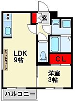 Katze戸畑（カッツェ戸畑） 203 ｜ 福岡県北九州市戸畑区新池２丁目12-23（賃貸アパート1LDK・2階・30.26㎡） その2