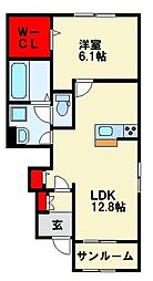 間取図画像 1LDK