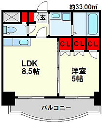 ロイヤルセンターBLD 9階/905