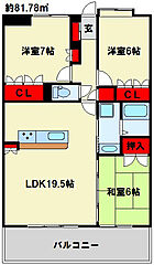 物件の間取り