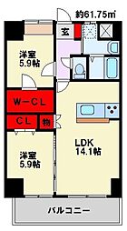 THE SQUARE Grand　Residence 6階/603