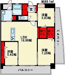物件の間取り