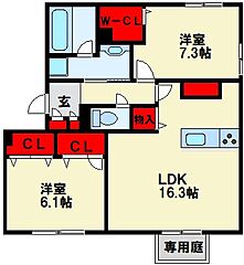 物件の間取り