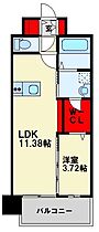 福岡県北九州市八幡東区荒生田３丁目（賃貸マンション1LDK・3階・40.37㎡） その2