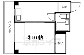 角谷マンション 302 ｜ 京都府京都市左京区東門前町（賃貸マンション1K・3階・19.00㎡） その2