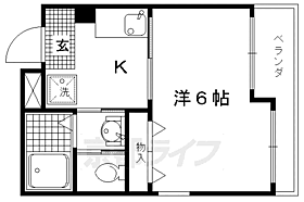 京都府京都市上京区西五辻東町（賃貸マンション1K・4階・19.50㎡） その2