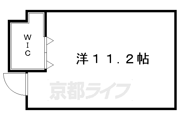 Ｃａｓａ　Ｍｉａ　北白川 06｜京都府京都市左京区北白川山田町(賃貸マンション1R・2階・18.20㎡)の写真 その2