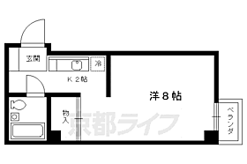 コーポ千尋 501 ｜ 京都府京都市上京区御所八幡町（賃貸マンション1K・5階・20.81㎡） その2