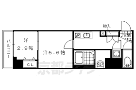 京都府京都市上京区横大宮町（賃貸マンション2K・5階・29.85㎡） その2