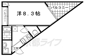 Ｅａｓｔ　Ｃｏｕｒｔ　北白川 1-D ｜ 京都府京都市左京区北白川東久保田町（賃貸マンション1K・1階・23.80㎡） その2