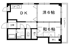 リベラシオン稲荷 203 ｜ 京都府京都市伏見区深草秡川町（賃貸マンション2LDK・2階・45.92㎡） その2