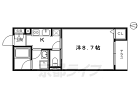 シャーメゾンろくはら 105 ｜ 京都府京都市東山区竹村町（賃貸マンション1K・1階・29.25㎡） その2