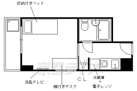 京都府京都市上京区東上善寺町（賃貸マンション1K・4階・16.40㎡） その2