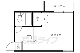 京都府京都市伏見区深草芳永町（賃貸アパート1K・2階・24.09㎡） その2