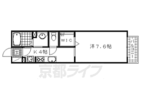 京都府京都市右京区龍安寺斎宮町（賃貸アパート1K・2階・28.50㎡） その2