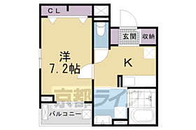 彩雲ＴＯＪＩ 104 ｜ 京都府京都市南区西九条島町（賃貸アパート1K・1階・29.72㎡） その2