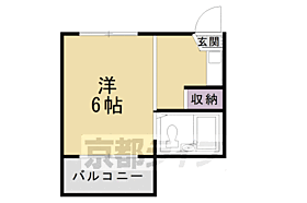 ジュネス美也古パートII 203 ｜ 京都府京都市東山区上池田町（賃貸マンション1K・2階・16.25㎡） その2