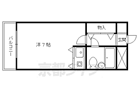 センチュリーコーポ 402 ｜ 京都府京都市左京区田中大久保町（賃貸マンション1R・4階・18.00㎡） その2