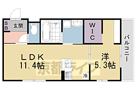 Ｊ’ｆｏｒｔ京都山科 102 ｜ 京都府京都市山科区西野野色町（賃貸アパート1LDK・1階・41.86㎡） その2