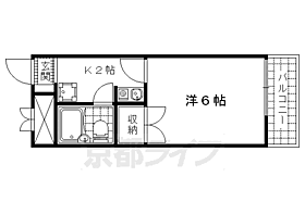 メゾングランドール 402 ｜ 京都府京都市山科区竹鼻竹ノ街道町（賃貸マンション1K・4階・17.80㎡） その2